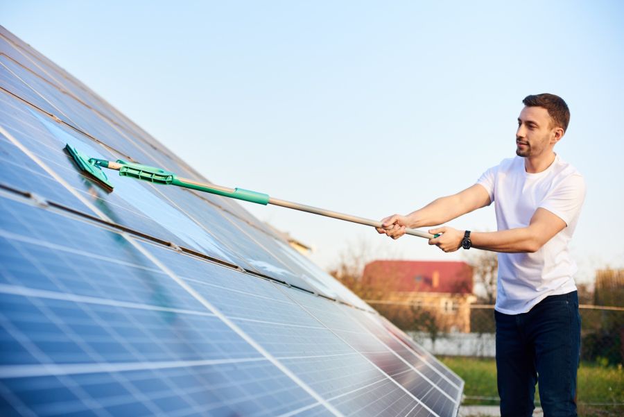 Solar Panel Cleaning Service