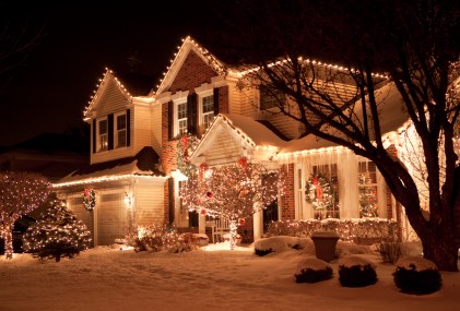 Laguna Beach Christmas Lights hung by SeaBrite Cleaning.